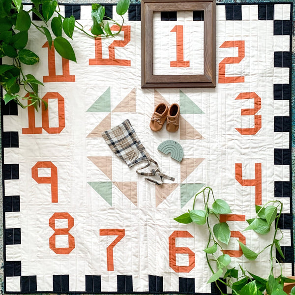"Let's Grow" Milestone Quilt Quilt Pattern Wellspring Designs