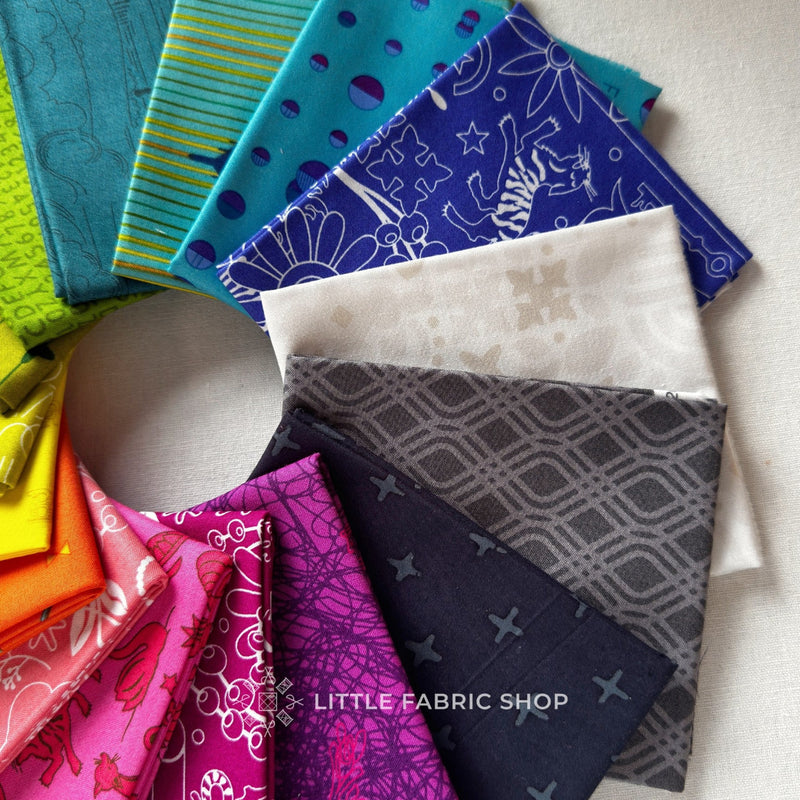 Alison Glass Fabric | Fat Quarter Bundle 4 | Little Fabric Shop Curated Bundle