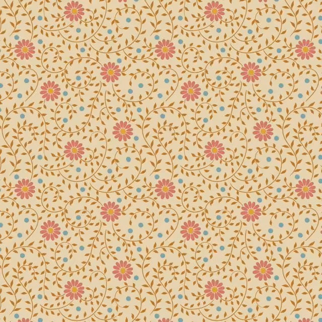 Sanctuary | Tilda Fabrics | Daisydream - Tan