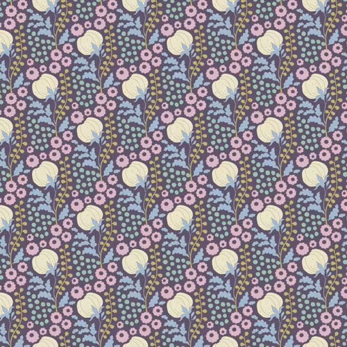 Sanctuary | Tilda Fabrics | Cottonfield - Eggplant