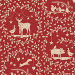 Merry Little Christmas | Tilda | Paperscenes Burgundy | Tone Finnanger