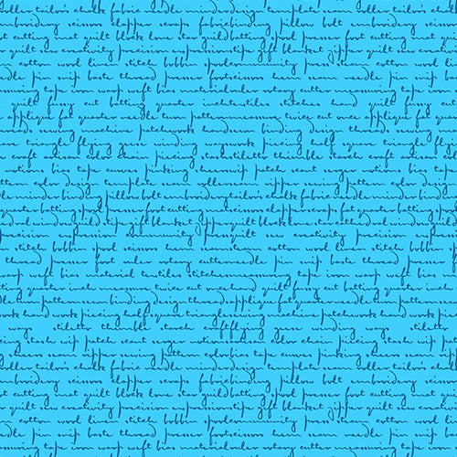 Scrawl | Giucy Giuce | Quilty Words - Blue Howlite