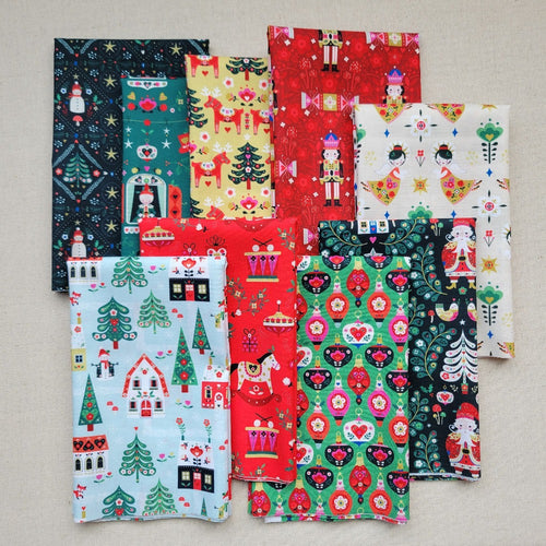 Nordic Noel | Half Yard Fabric Bundle | Bee Brown | Dashwood Studio
