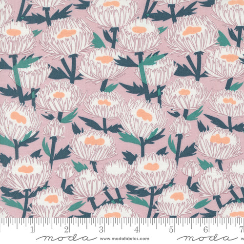 Love Letter | Lizzy House | November Floral - Mauve | Moda Fabrics