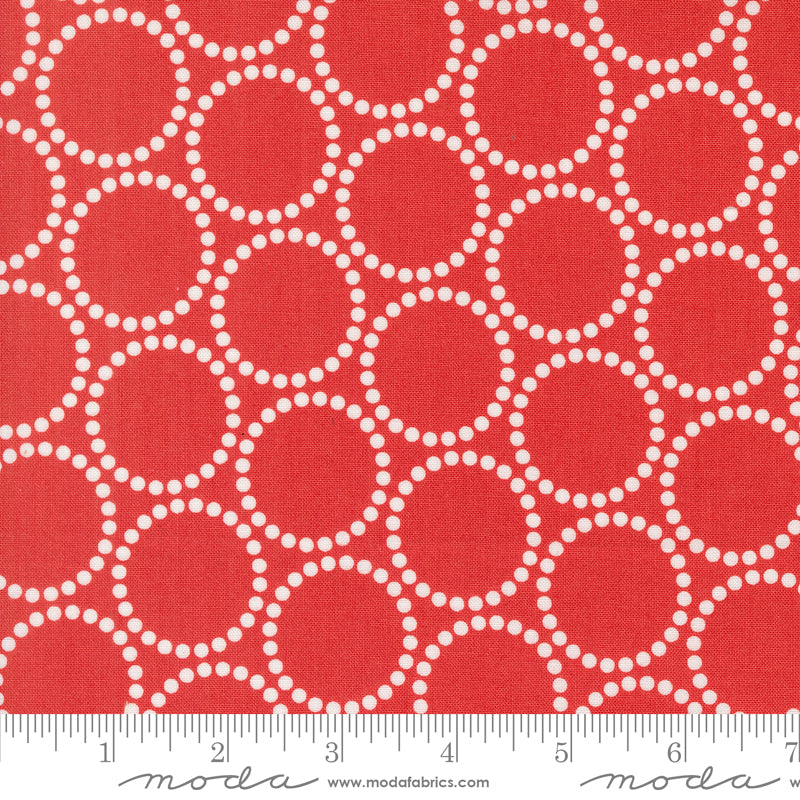 Love Letter | Lizzy House | Pearl Bracelet - Red | Moda Fabrics