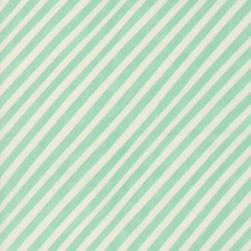 Love Letter | Lizzy House | Candy Stripe - Seafoam | Moda Fabrics