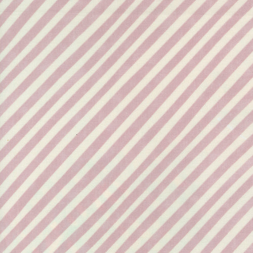 Love Letter | Lizzy House | Candy Stripe - Mauve | Moda Fabrics