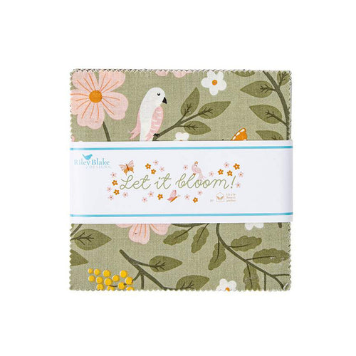 Let It Bloom - 5" Charm Pack | Riley Blake Designs | Little Forest Atelier
