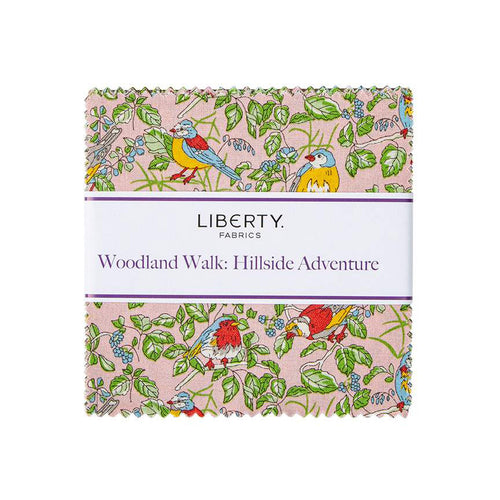 Woodland Walk Hillside Adventure | 5" Charm Pack | Liberty Fabrics | Liberty of London