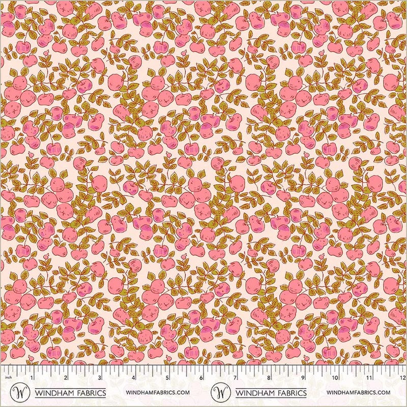  | Heather Ross Favorites | Windham Fabrics | Apples - Blush