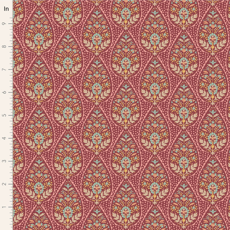 Sanctuary | Tilda Fabrics | Adina - Maroon