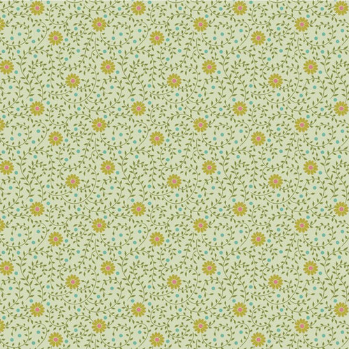 Sanctuary | Tilda Fabrics | Daisydream - Pistachio