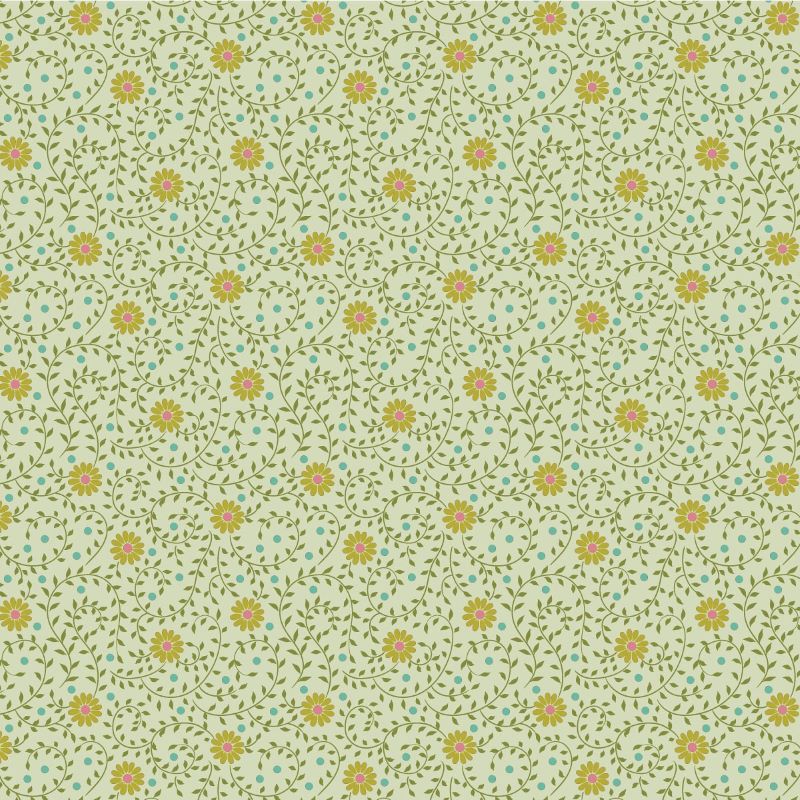 Sanctuary | Tilda Fabrics | Daisydream - Pistachio