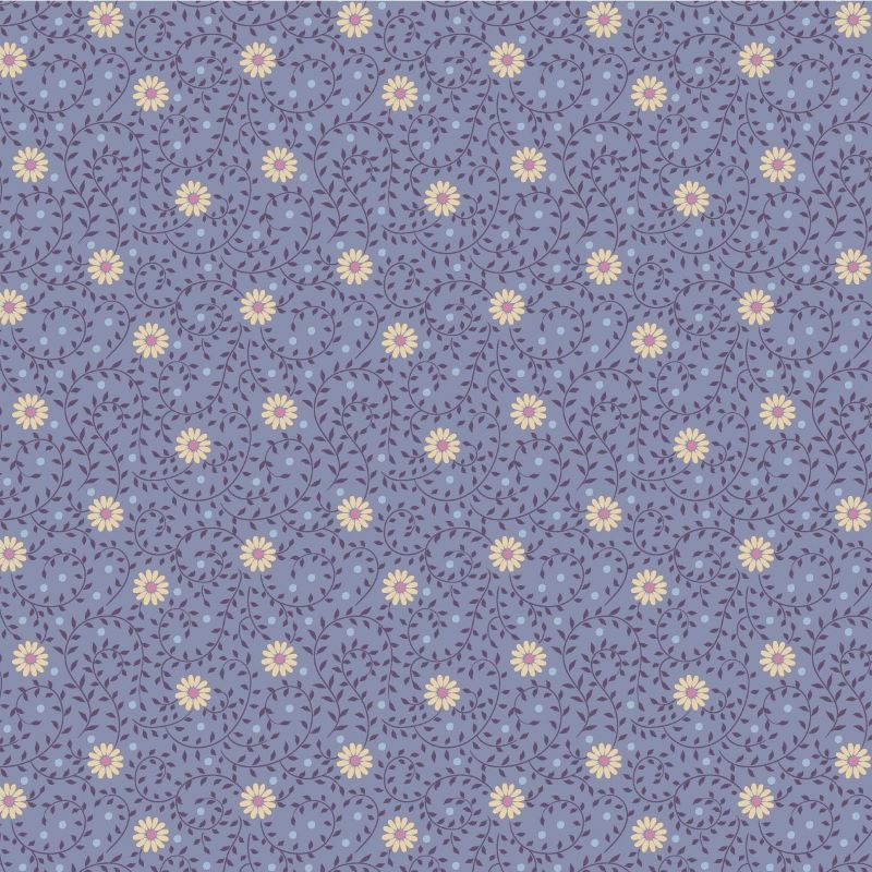 Sanctuary | Tilda Fabrics | Daisydream - Pitch Blue