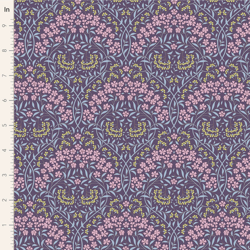 Sanctuary | Tilda Fabrics | Larissa - Eggplant