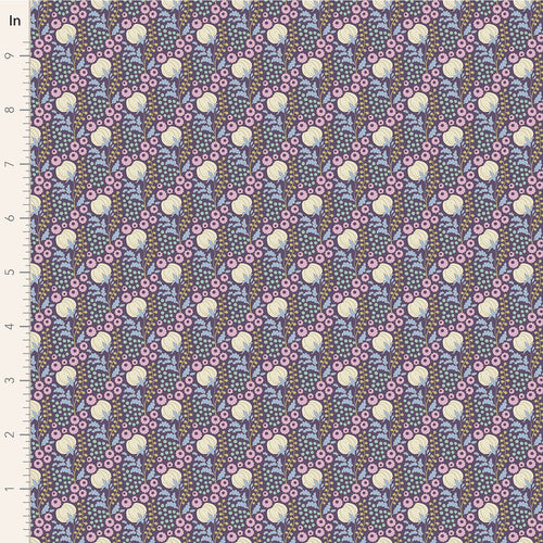 Sanctuary | Tilda Fabrics | Cottonfield - Eggplant