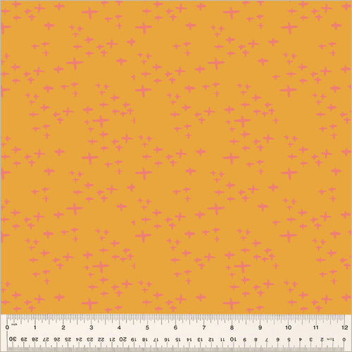 Moonlit | Monaluna | Glimmer - Tangerine | Jennifer Moore | Windham Fabrics