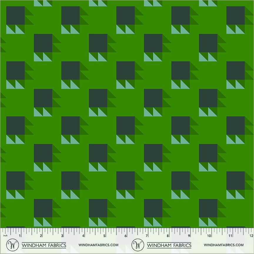 Annabel's Blenders | Annabel Wrigley | Bear Paw - Grass Green | Windham Fabrics