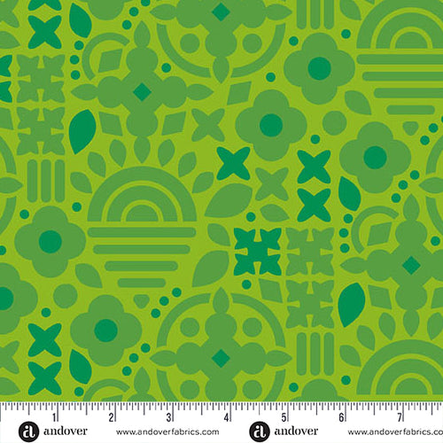 Sun Print 2025 | Alison Glass | This & That - Frog | Andover Fabrics