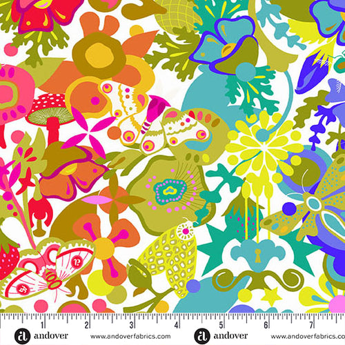 Color Wheel | Alison Glass | Art Theory Whole Cloth - Day | Andover Fabrics