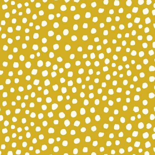 Garden Jubilee | Phoebe Wahl | Dots - Gold | FIGO Fabrics