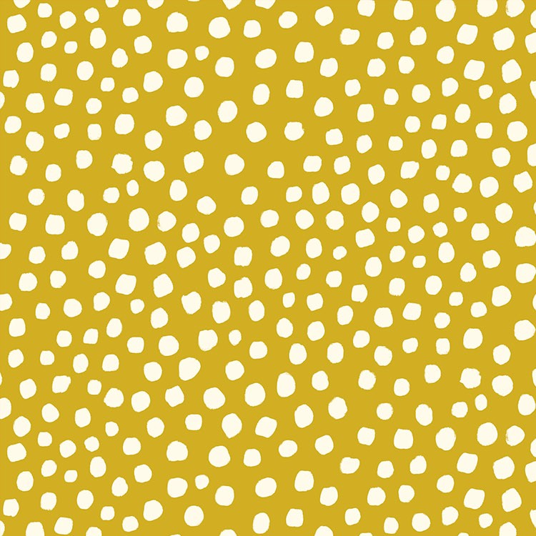 Garden Jubilee | Phoebe Wahl | Dots - Gold | FIGO Fabrics