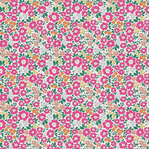Pocket Posies | FIGO Fabrics | Meadow - Pink