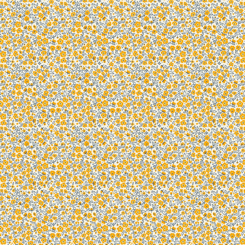 Pocket Posies | FIGO Fabrics | Floral Dapple - Gold