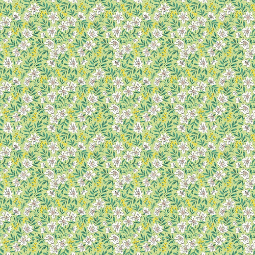 Pocket Posies | FIGO Fabrics | Blossoms - Green
