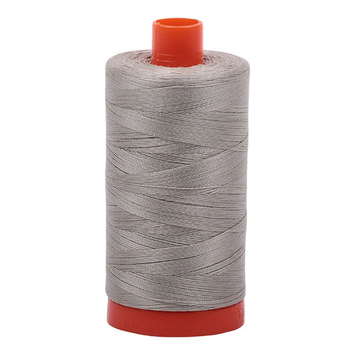 Aurifil 50wt Mako Cotton Thread | 1422 Yards | Light Grey