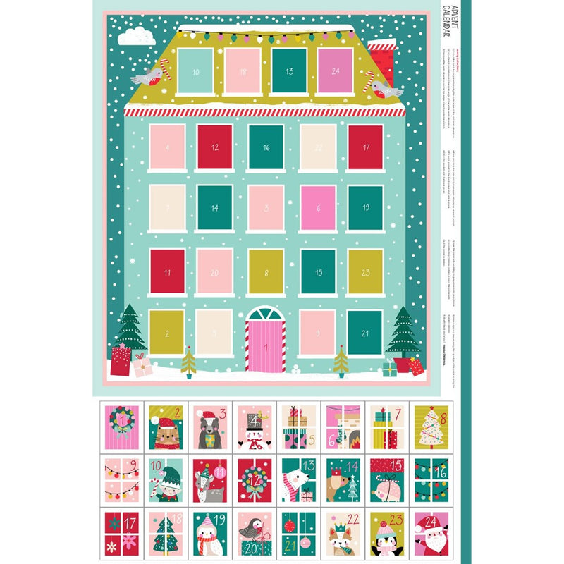 Advent House Advent Panel | Dashwood Studio | Sewing DIY Advent Calendar Panel | Wendy Kendall