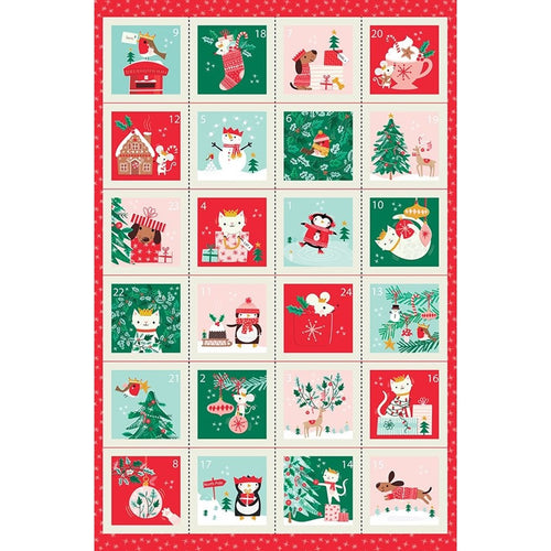 Cosy Christmas Advent Panel | Dashwood Studio | Sewing DIY Advent Calendar Panel | Jane Farnham