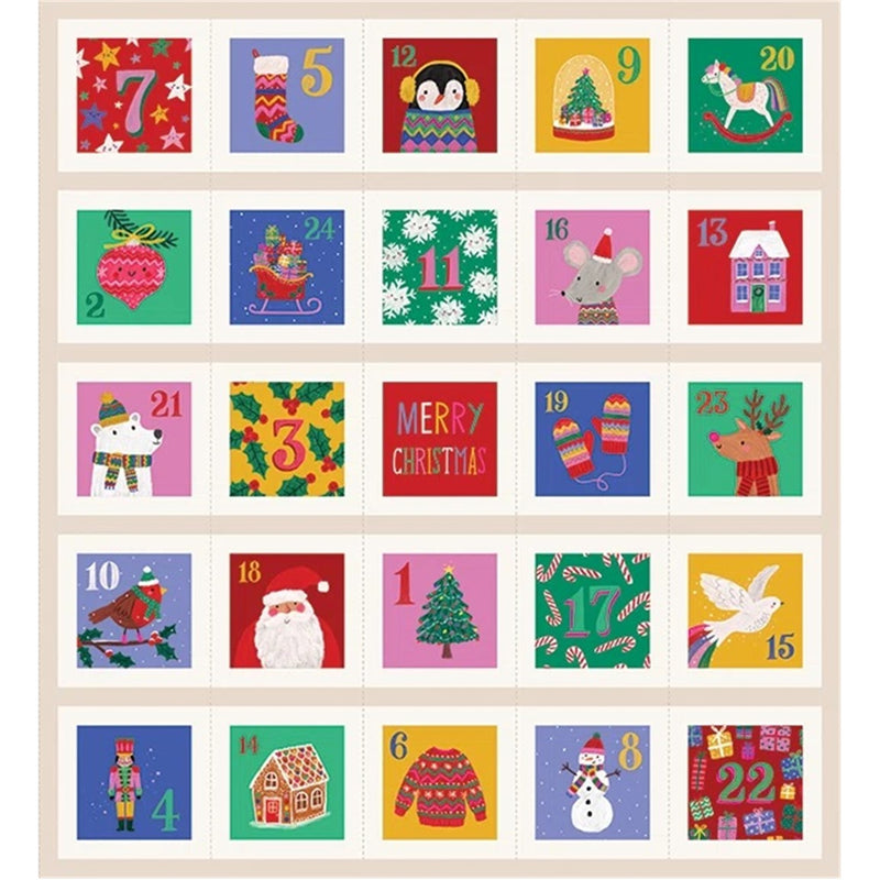 Bright and Jolly Advent Panel | Dashwood Studio | Sewing DIY Advent Calendar Panel | Kate McFarlane | Christmas Sewing Project