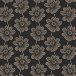 Indelible | Anna Maria Textiles | Anemone - Silvertone | Northcott Fabrics