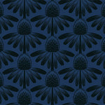 Indelible | Anna Maria Textiles | Coneflower - Night | Northcott Fabrics