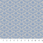 Indelible | Anna Maria Textiles | Coneflower - Sky | Northcott Fabrics