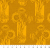 Indelible | Anna Maria Textiles | Sunflowers - Saffron | Northcott Fabrics