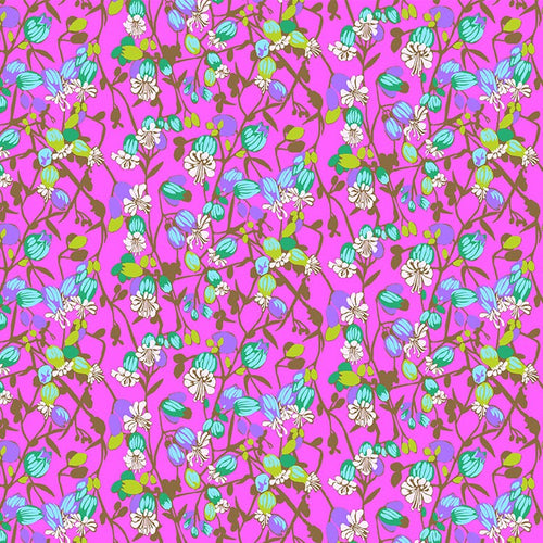 Jumpstart | Anna Maria Textiles | Silene - Fuchsia | Northcott Fabrics