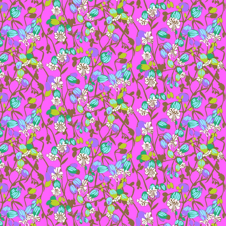 Jumpstart | Anna Maria Textiles | Silene - Fuchsia | Northcott Fabrics