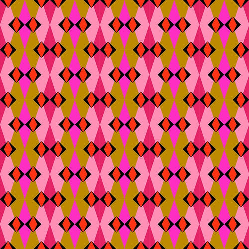 Jumpstart | Anna Maria Textiles | Fractal - Butterscotch | Northcott Fabrics