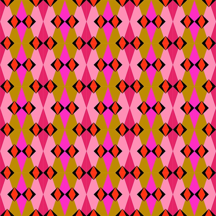 Jumpstart | Anna Maria Textiles | Fractal - Butterscotch | Northcott Fabrics