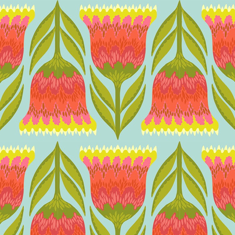 Jumpstart | Anna Maria Textiles | Celosia - Lime | Northcott Fabrics
