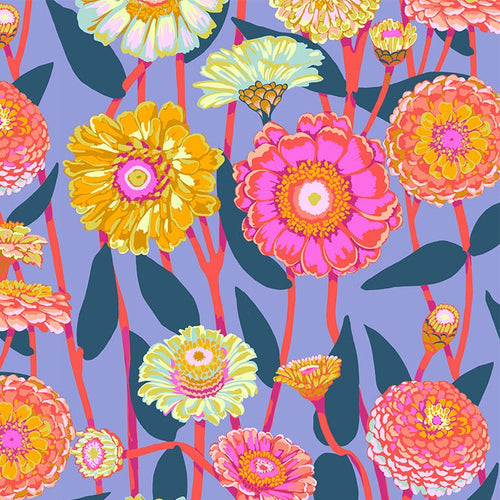 Jumpstart | Anna Maria Textiles | Zinnia Show - Glow | Northcott Fabrics