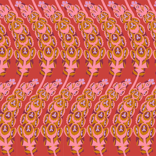 Jumpstart | Anna Maria Textiles | Bells of Ireland - Coral | Northcott Fabrics