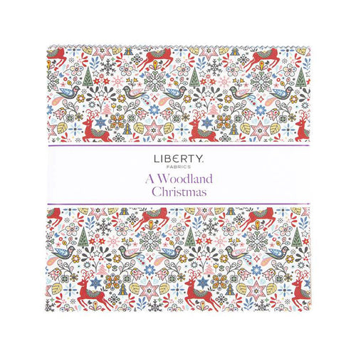 A Woodland Christmas | 10" Layer Cake | Liberty Fabrics | Riley Blake Designs