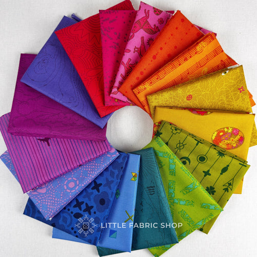 Alison Glass Rainbow Fat Quarter Bundle | Little Fabric Shop Curated Collection