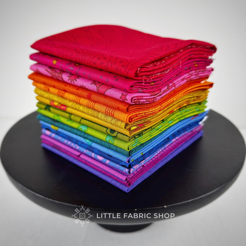 Alison Glass Rainbow Fat Quarter Bundle | Little Fabric Shop Curated Collection