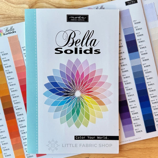 Bella Solids Color Card | Moda Fabrics – Little Fabric Shop