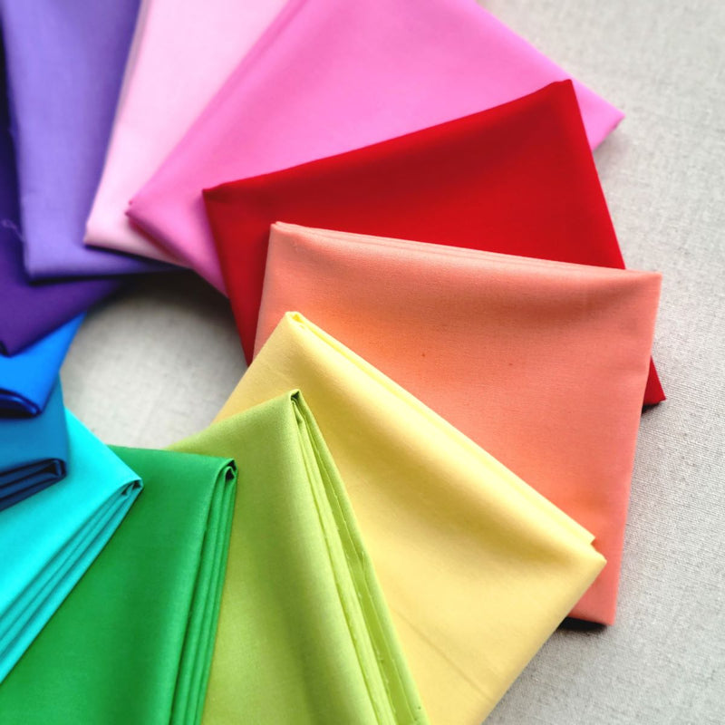 Rainbow Bella Solids Fat Quarter Bundle | Moda Fabrics