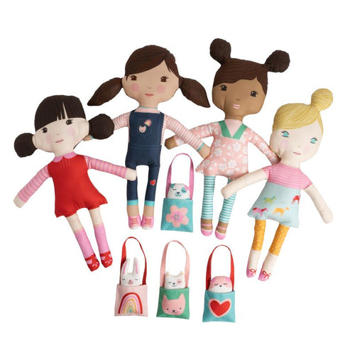 Best Friends Forever Dolls | Cut Sew Create | Moda Fabrics